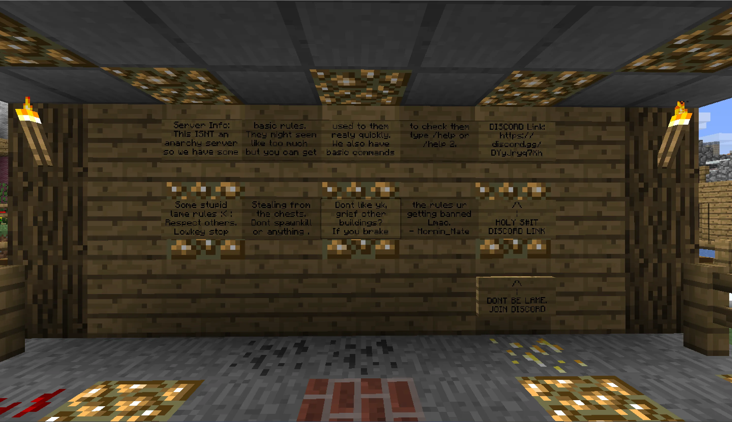 Simply Beta spawn information board